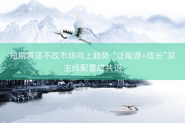 短期震荡不改市场向上趋势 “泛能源+成长”双主线配置成共识