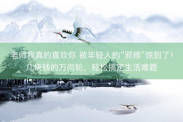 老师我真的喜欢你 被年轻人的“邪修”惊到了!几块钱的万向轮,轻松搞定生活难题