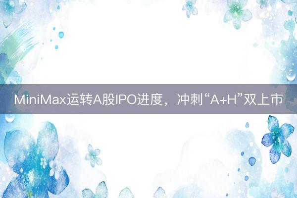 MiniMax运转A股IPO进度，冲刺“A+H”双上市